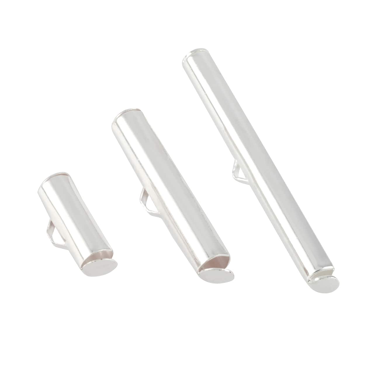 12 Packs: 16 ct. (192 total) Mixed Metal Slider End Tubes by Bead Landing™